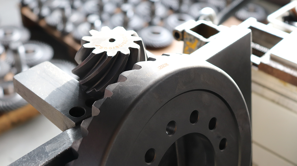 Marking-process-straight-bevel-gear-supplier-custom-gear-manufacturer-Belon